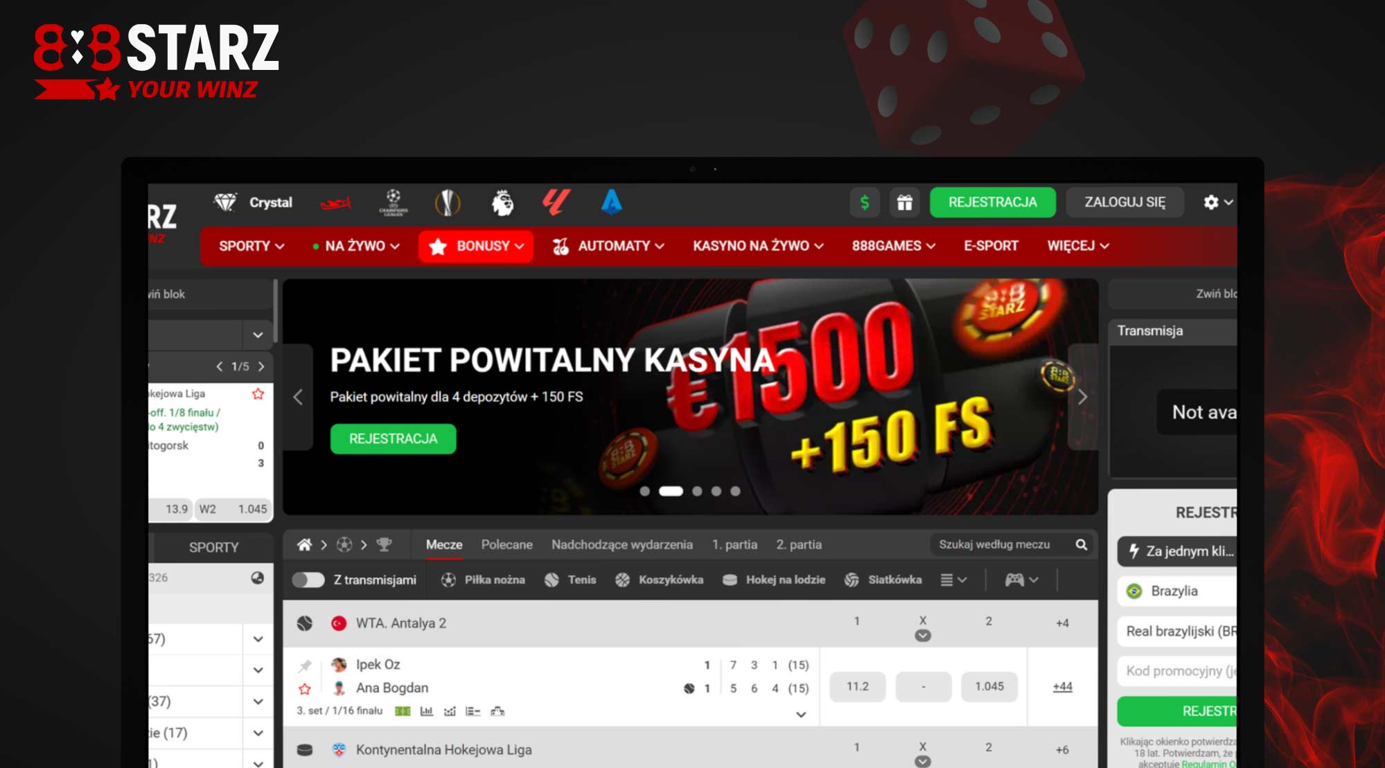 888 starz to platforma bukmacherska