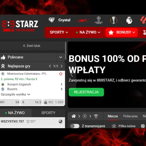 Oficjalna strona internetowa 888Starz pl